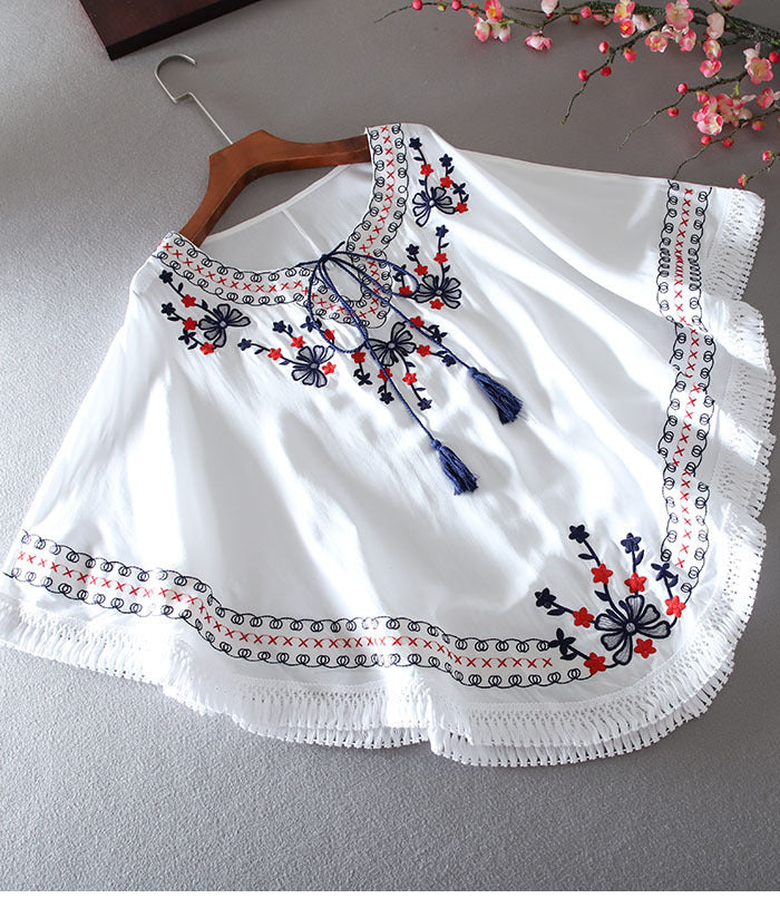 Embroidery top-tunic